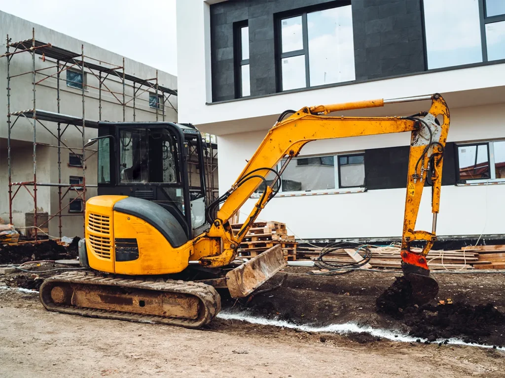 Výkopové práce pro přípojky